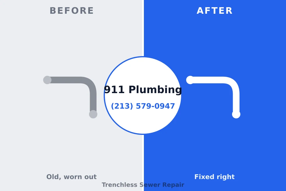 Before and after: plumbing company Rugby, ND